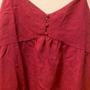 Berryou flowy short red dress Size L